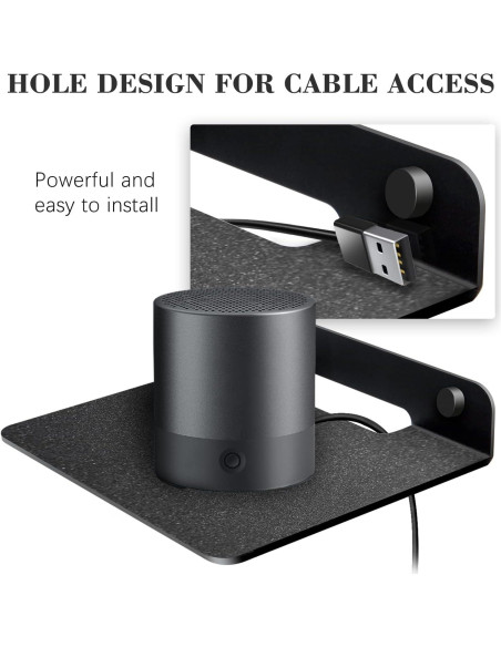 Estante Flotante de Pared TRINENOX para Altavoces y Dispositivos
