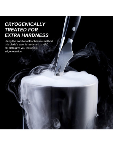 Cuchillo de Deshuesar KYOKU 17.78 cm Acero Damasco VG10