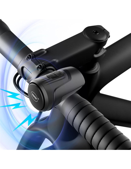 Bocina Eléctrica para Bicicleta Phidinova 125dB Impermeable