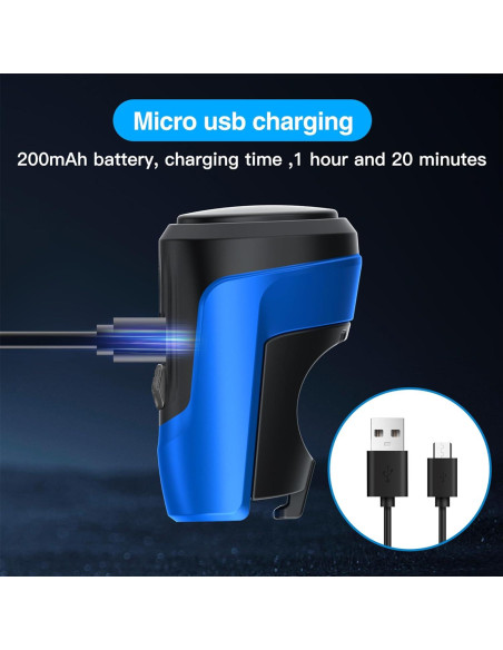 Bocina Eléctrica para Bicicleta Phidinova 125dB Impermeable