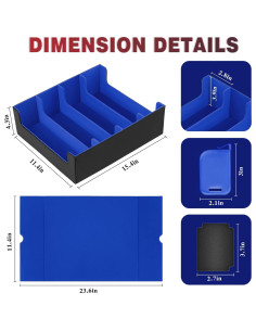 Caja de Almacenamiento de Cartas HSMH 3000+ con Divisores y Soportes 2