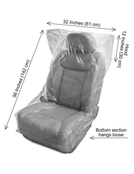 100 Fundas de Asiento Desechables JESUNK Universales 145x80cm