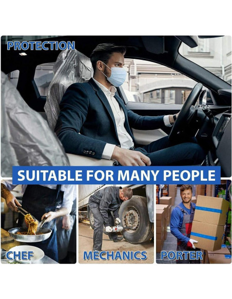 100 Fundas de Asiento Desechables JESUNK Universales 145x80cm