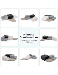 Conjunto de Juego Suave Costzon 4 Piezas Bloques de Espuma 2