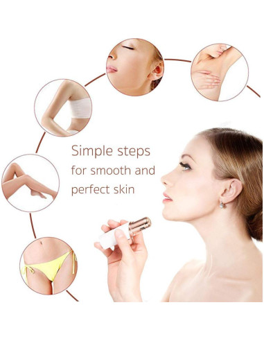 Cabezas de Reemplazo Tuokiy para Removedor de Vello Facial Flawless Gen 2 - Paquete de 4