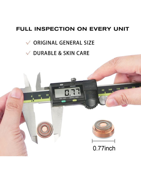 Cabezas de Reemplazo Tuokiy para Removedor de Vello Facial Flawless Gen 2 - Paquete de 4 Cabezas de Reemplazo Tuokiy para Removedor de Vello Facial Flawless Gen 2 - Paquete de 4