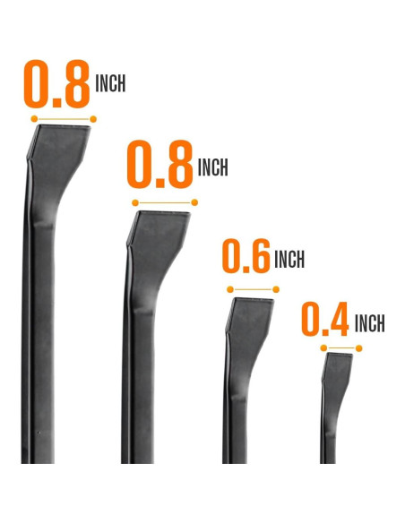 Juego de Palancas REXBETI 4 Piezas 20-61 cm Herramientas Manuales