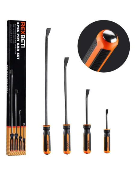Juego de Palancas REXBETI 4 Piezas 20-61 cm Herramientas Manuales