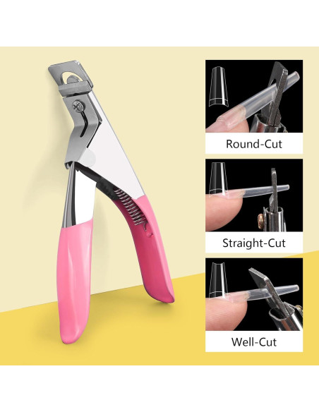 Kit de Consejos de Uñas Acrílicas Yokilly 1000 PCS con Pegamento