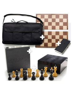 Conjunto de Ajedrez Tempest Zagreb 1959 Madera Portátil