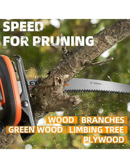 Hojas de Sierra Recíproca ALEXEX 30.48 cm 6Pcs para Madera