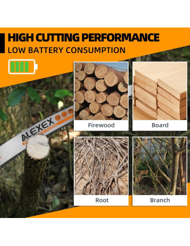 Hojas de Sierra Recíproca ALEXEX 30.48 cm 6Pcs para Madera