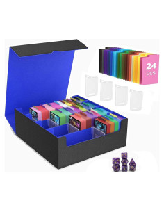 Caja de Almacenamiento de Cartas VeiDynoA 3200+ Negro/Azul