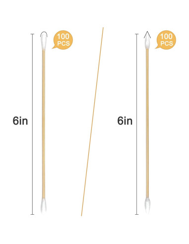Bastones de Limpieza de Armas Eyxformula 200 Pcs 15 cm