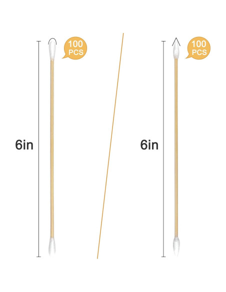 Bastones de Limpieza de Armas Eyxformula 200 Pcs 15 cm