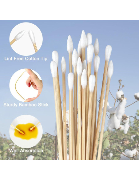 Bastones de Limpieza de Armas Eyxformula 200 Pcs 15 cm