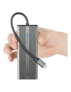 Hub USB C 8 en 1 SAN ZANG MASTER con HDMI 4K, Ethernet y Carga 100W