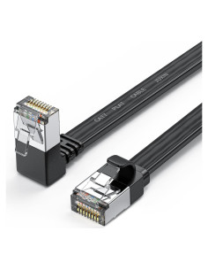 Cable Ethernet CAT 7 JUXIN 0.91M 90 Grados 10Gbps Blindado