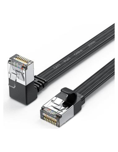 Cable Ethernet CAT 7 JUXIN 0.91M 90 Grados 10Gbps Blindado