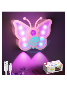 Luz Nocturna Mariposa LOFTEK Recargable con Sensor Movimiento