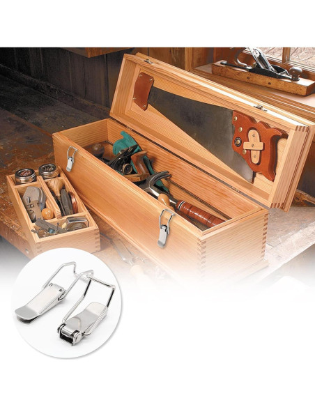 4 Pestillos de Resorte Acero Inoxidable 304 73mm Cionyce