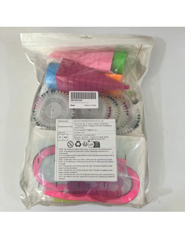 Kit de Quilling de Papel Woohome 33 PCS con 1600 Tiras