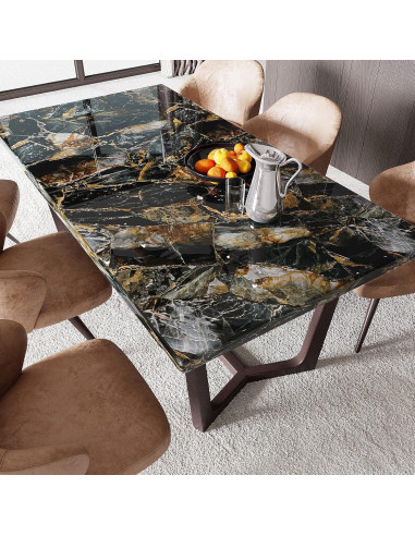 Papel Contacto de Mármol Dorado Pizarra VEELIKE 39.88x299.72cm