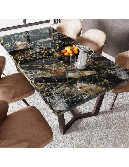 Papel Contacto de Mármol Dorado Pizarra VEELIKE 39.88x299.72cm