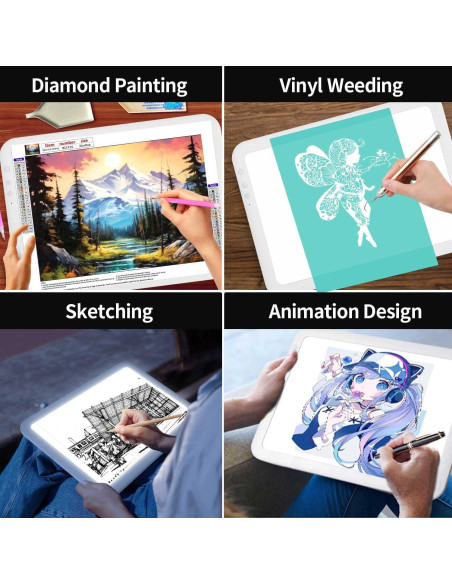 Mesa de Luz A3 Zocelight Inalámbrica 6670Lux 3 Temperaturas