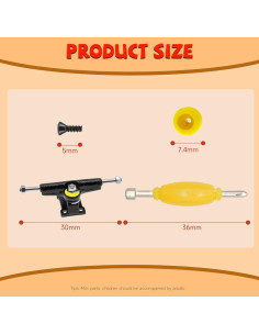 Kit de Reparación Fingerboard SIXPOINTS 14Pcs Camiones 30mm 2