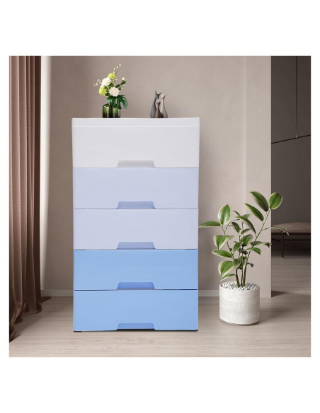 Cajones de Almacenamiento FONSOLUM 5 Niveles Azul Gradiente