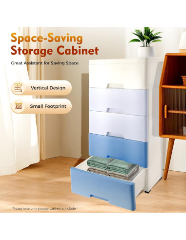 Cajones de Almacenamiento FONSOLUM 5 Niveles Azul Gradiente