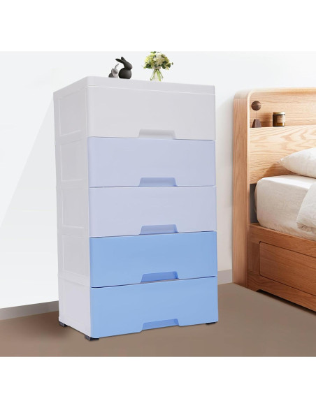 Cajones de Almacenamiento FONSOLUM 5 Niveles Azul Gradiente