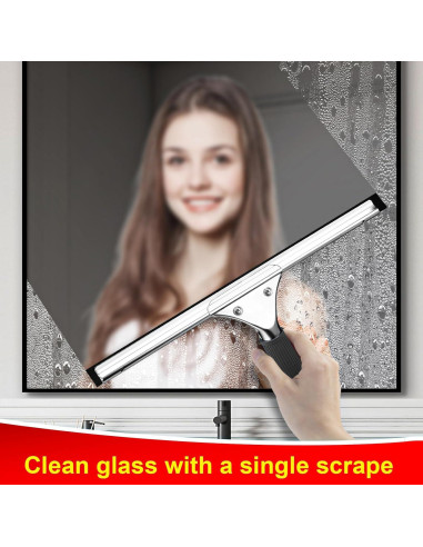 Limpiador de Ventanas MRDARENSU 35.56 cm con Raspador