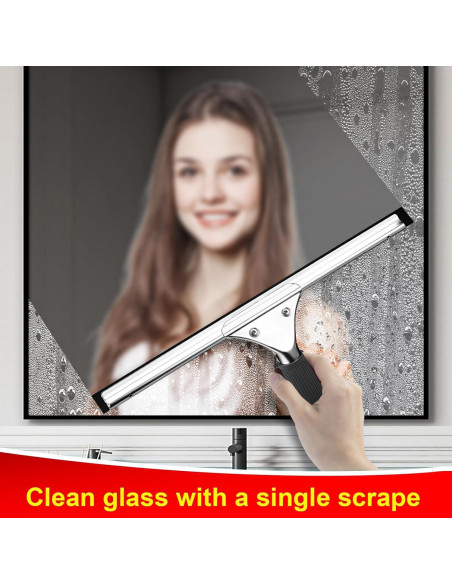 Limpiador de Ventanas MRDARENSU 35.56 cm con Raspador