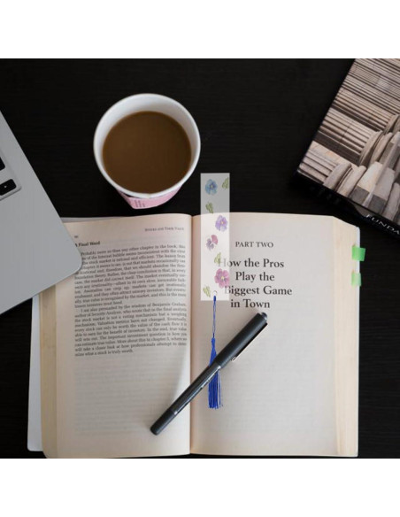 Marcadores de Libro Acrílicos Transparentes BetterJonny 20Pcs