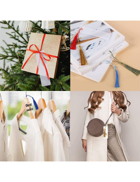 Marcadores de Libro Acrílicos Transparentes BetterJonny 20Pcs