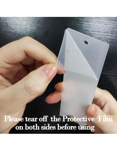 Marcadores de Libro Acrílicos Transparentes BetterJonny 20Pcs