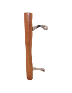 Tirador de Puerta Corredera de Madera Prime-Line C 1034 con Soportes Niquelados