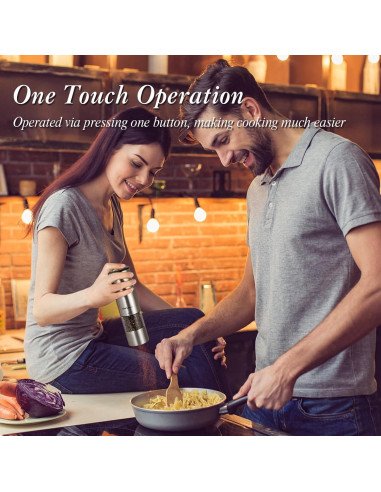 Conjunto de Molinillos Eléctricos SIMPLETASTE Automáticos 2 Piezas