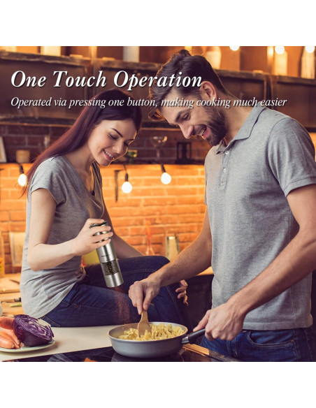 Conjunto de Molinillos Eléctricos SIMPLETASTE Automáticos 2 Piezas