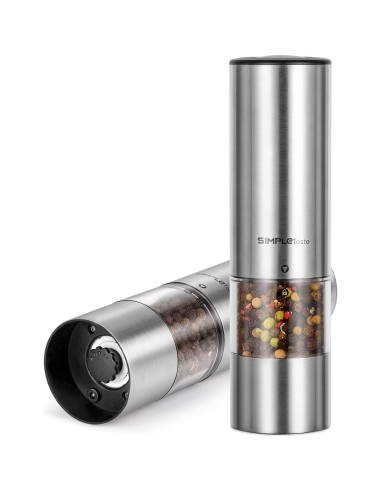 Conjunto de Molinillos Eléctricos SIMPLETASTE Automáticos 2 Piezas