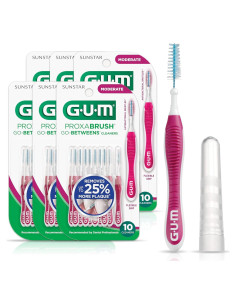Cepillos Interdentales GUM Proxabrush Go-Betweens Moderado - 20.6cm