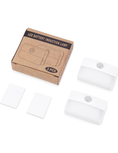 AMIR Luz de Escalera LED con Sensor de Movimiento - 2 Piezas