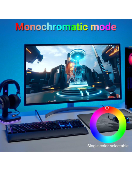 Iluminación LED Ambiental Inteligente Coyilinyi 24" RGB Iluminación LED Ambiental Inteligente Coyilinyi 24" RGB