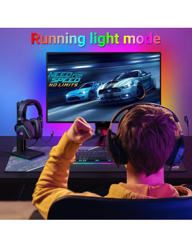 Iluminación LED Ambiental Inteligente Coyilinyi 24" RGB