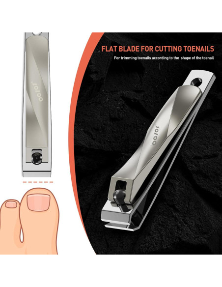 Cortauñas para Pies BEZOX - Acero Inoxidable, Ergonomico