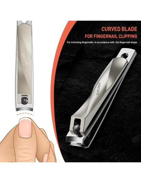 Cortauñas para Pies BEZOX - Acero Inoxidable, Ergonomico