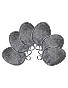 Discos Desmaquillantes Reutilizables VIcolour 6 Piezas Gris