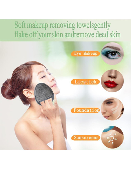 Discos Desmaquillantes Reutilizables VIcolour 6 Piezas Gris